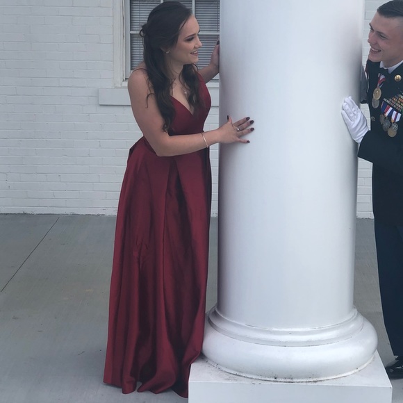 Red Formal Dress - Picture 3 of 6